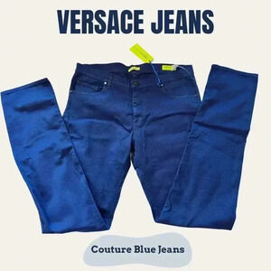 ***NEW***VERSACE JEANS: Couture Blue Jeans